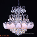 Luxury chandelier light cheap crystal chandelier glass pendant lamp